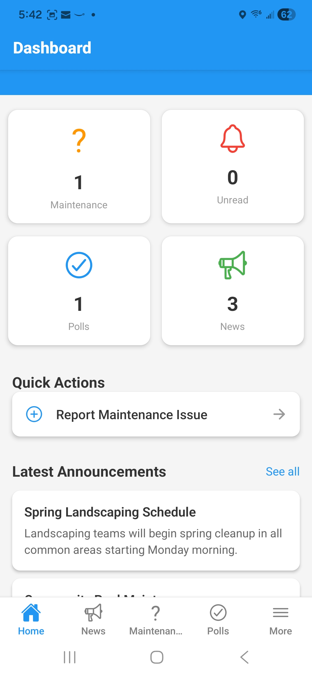 Mobile dashboard screenshot placeholder