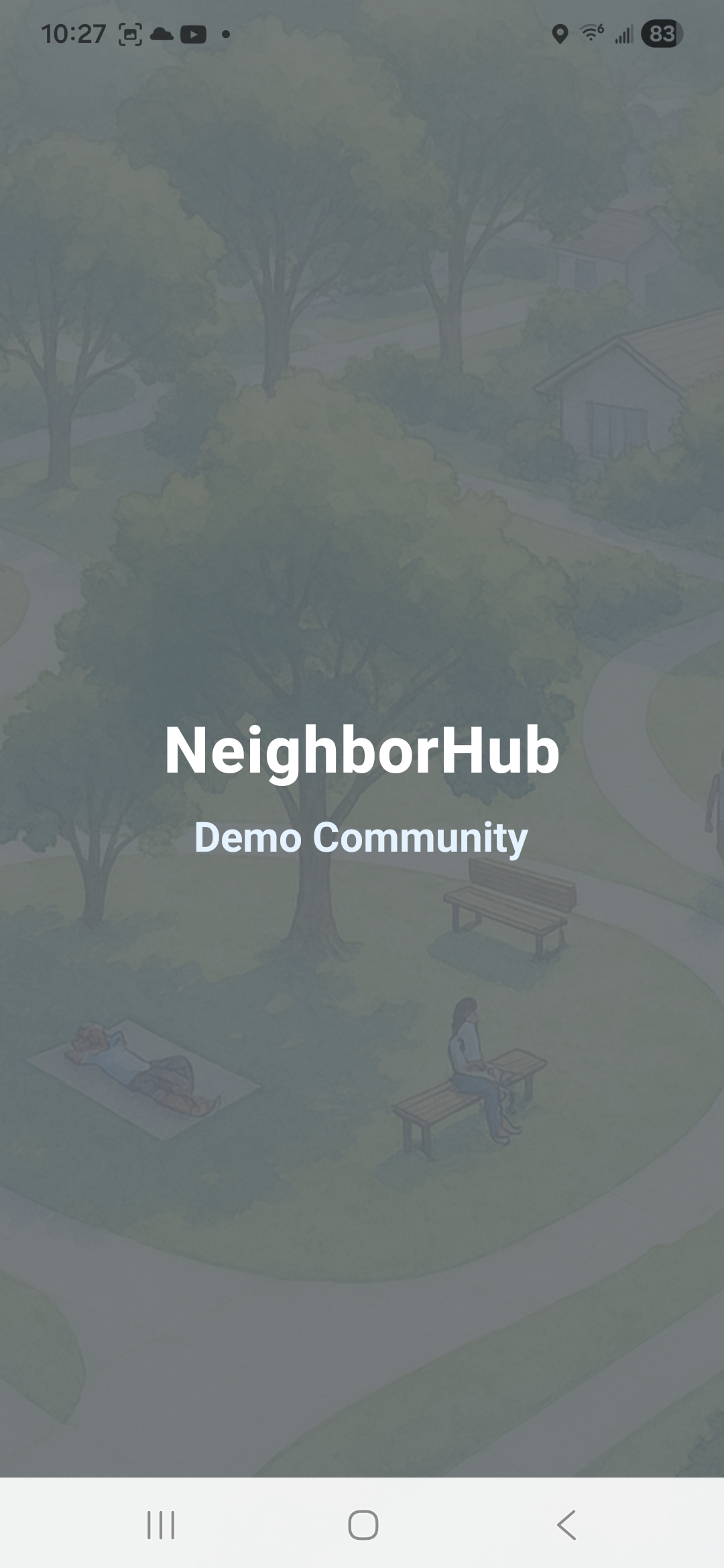Mobile app screenshot placeholder 1